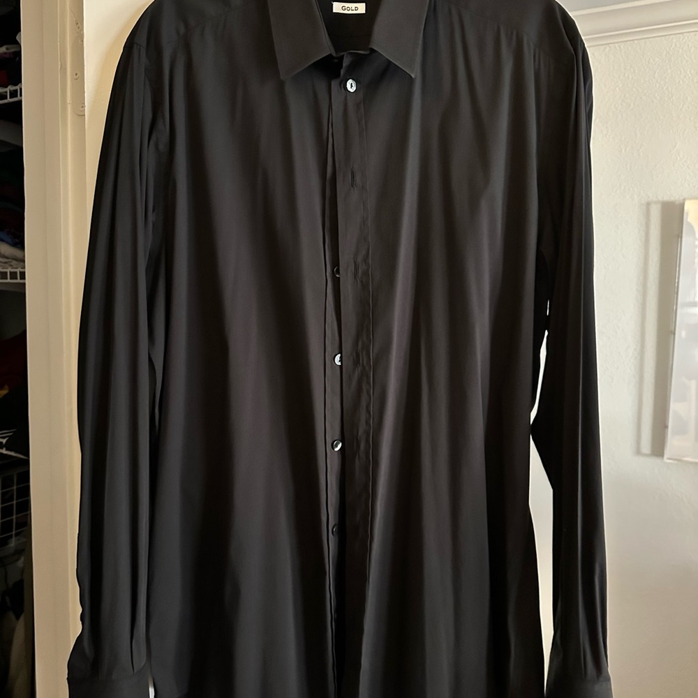 Men's Black Dress Shirt